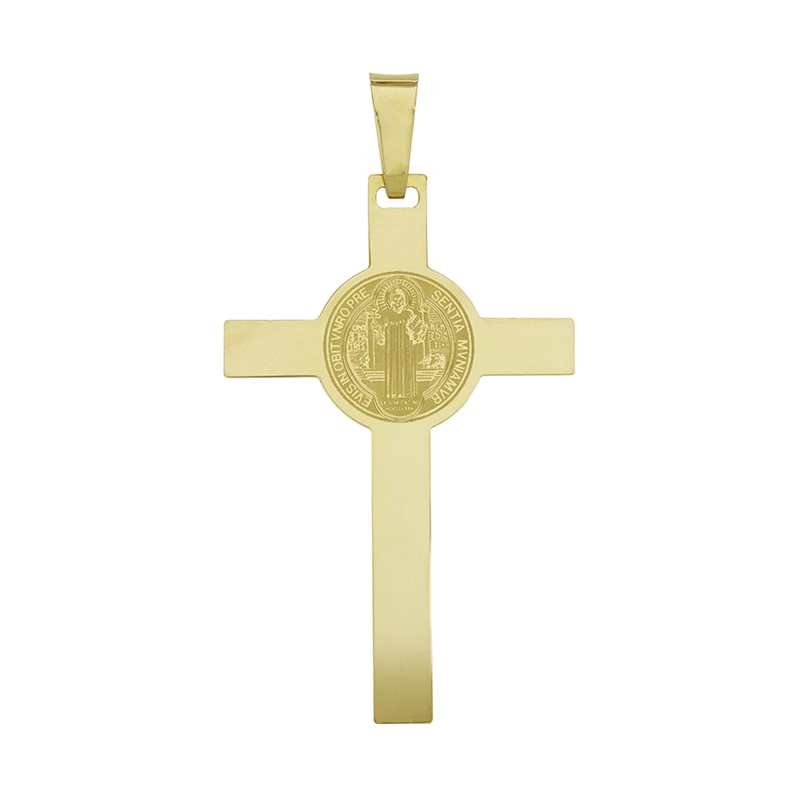 Cristo en oro 18 Kilates, Plana